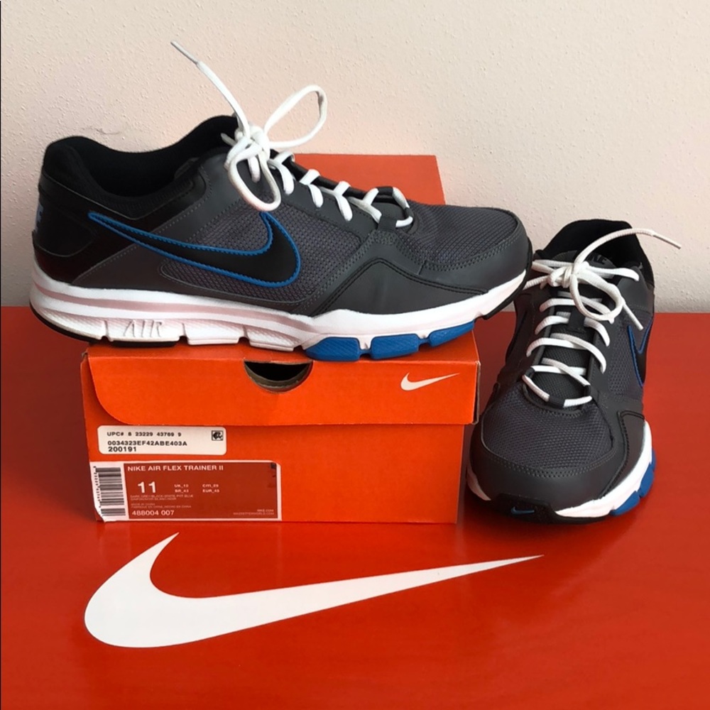 Nike Air Flex Trainer 2 | Size 11 Gray Blue Black